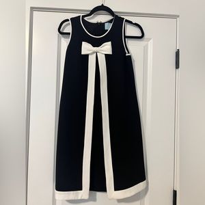 Cece black and white bow size 2 dress